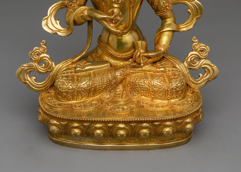 Vajrasattva with Vajra and Bell Statue | Bodhisattva of Purification