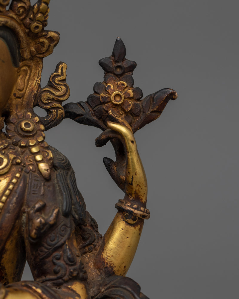 The Compassionate Deity Four-armed Chenrezig | Bodhisattva Avalokiteshvara Statue