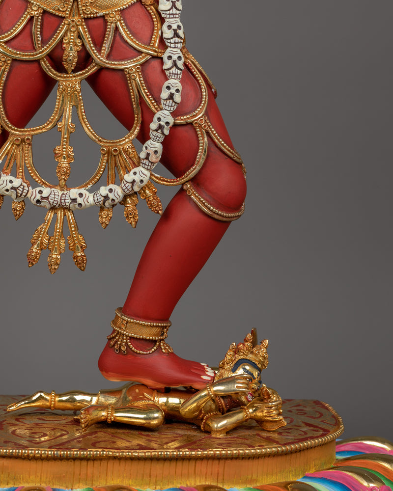 Female Goddess Vajrayogini Statue | Red Dakini Sculpture