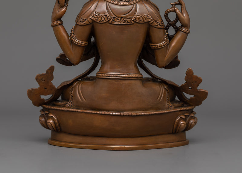 Chenrezig 9.8 Inch Statue | Tibetan Deity of Mercy and Love