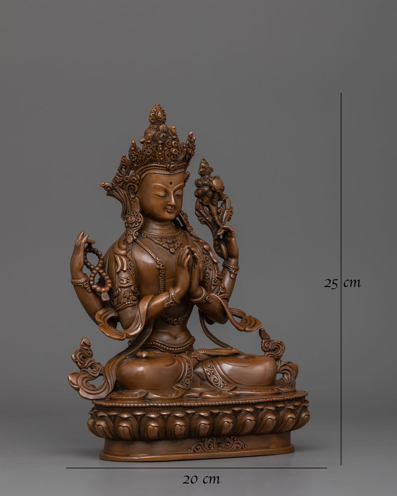 Chenrezig 9.8 Inch Statue