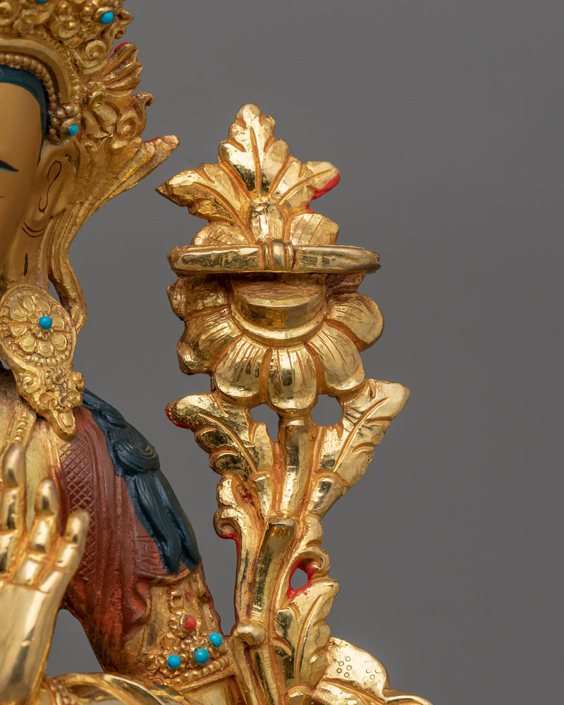 Historical  Wisdom Deity Manjushri Statue | Enlightened Protector of Knowledge