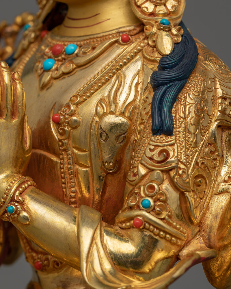 Gorgeous Four armed Chenrezig Statue  | Also Known as Avalokiteshvara