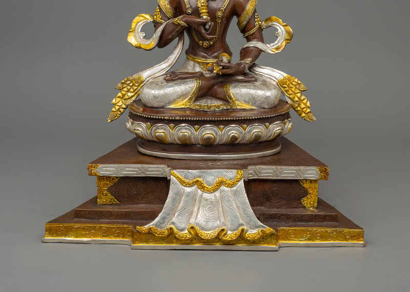 Handmade Vajrasattva with Halo Statue  |  Representation of Compassion