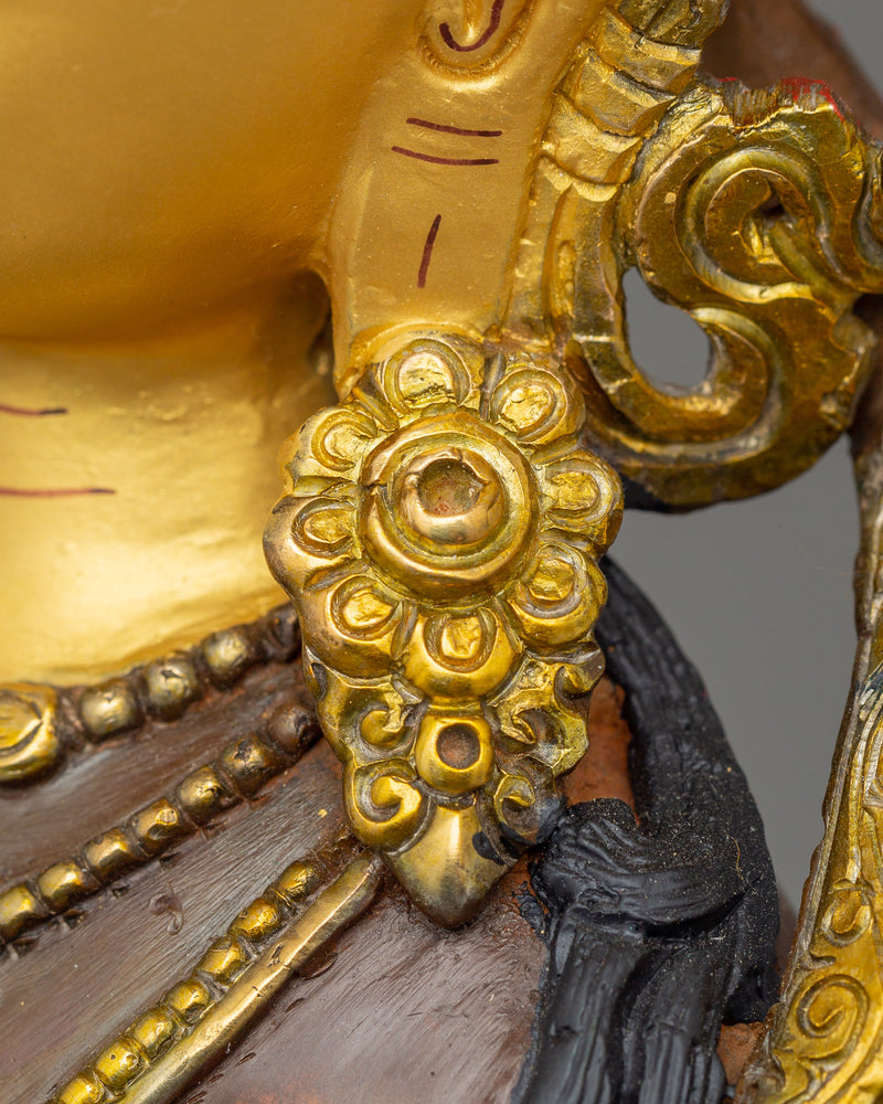 Handmade Vajrasattva with Halo Statue  |  Representation of Compassion