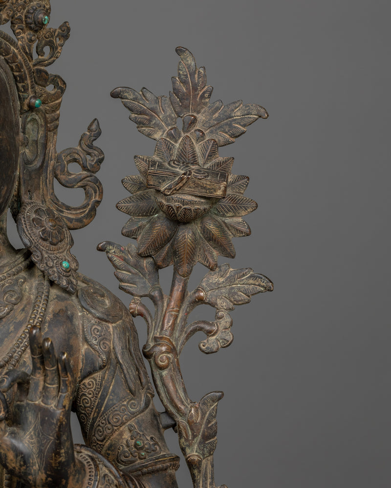 Handmade Statue of Standing Manjushri | The Guardian of Truth