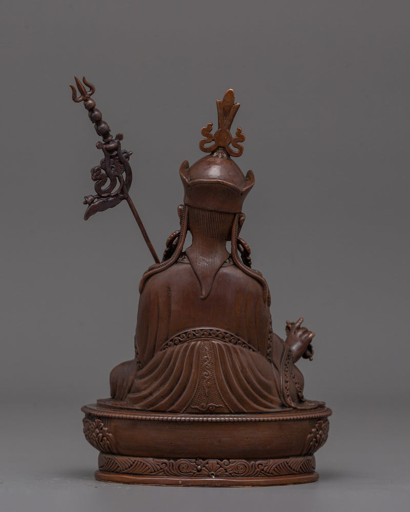 Tibetan Buddhist Guru Rinpoche Figurine | Symbol of Spiritual Power and Protection