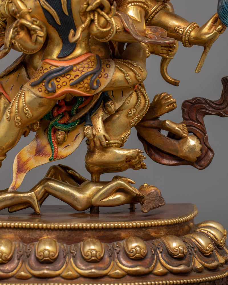 Tibetan Lhago Tokpa Statue | Symbol of Spiritual Power, Wisdom and Protection