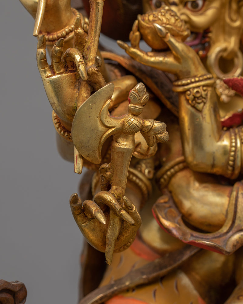 Tibetan Lhago Tokpa Statue | Symbol of Spiritual Power, Wisdom and Protection