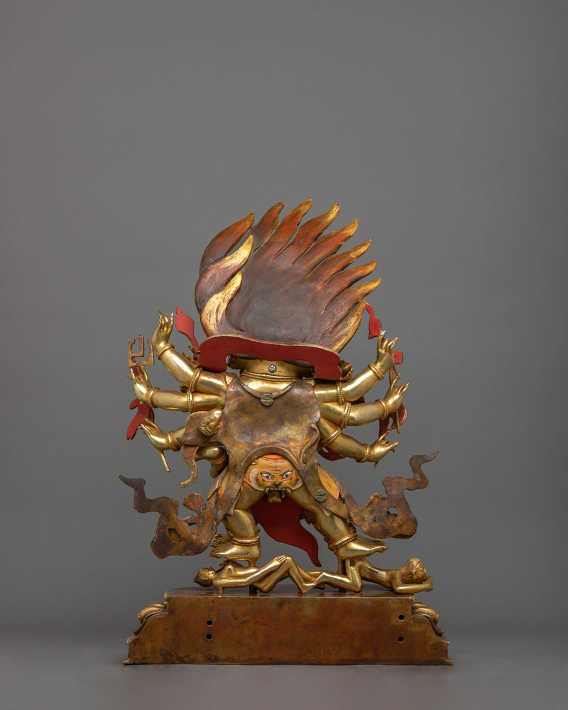 Tibetan Lhago Tokpa Statue | Symbol of Spiritual Power, Wisdom and Protection