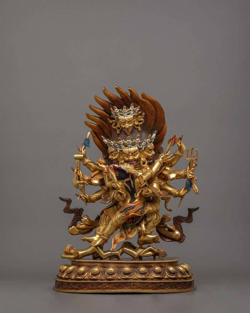 Tibetan Lhago Tokpa Statue | Symbol of Spiritual Power, Wisdom and Protection