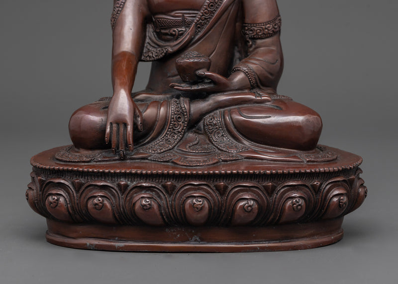 The Enlightened One and Symbol of World Peace | Shakyamuni Buddha Oxidized Statue