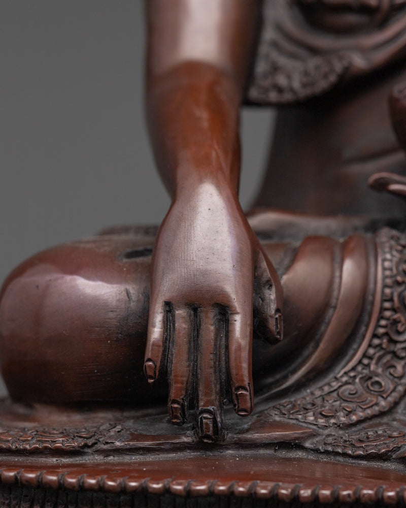 The Enlightened One and Symbol of World Peace | Shakyamuni Buddha Oxidized Statue