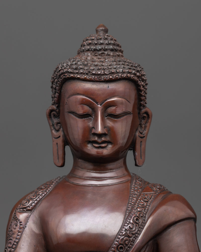 The Enlightened One and Symbol of World Peace | Shakyamuni Buddha Oxidized Statue