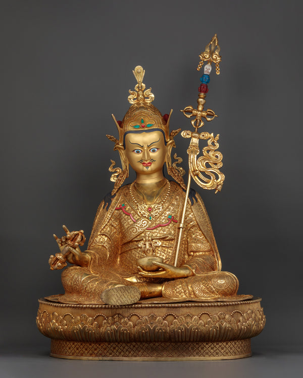 guru-rinpoche-spiritual copper sculpture