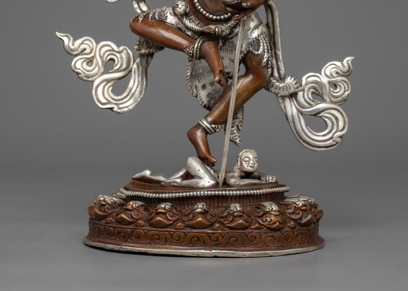 Simhamukha Lion-Faced Wisdom Dakini Sculpture | Fierce Protector and Dharma Defender