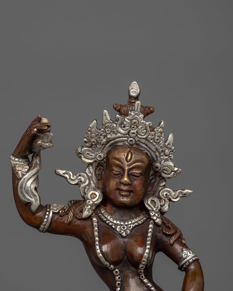 Handcrafted Machig Labdron Tibetan Yogini Sculpture | The Founder of Chöd Tradition