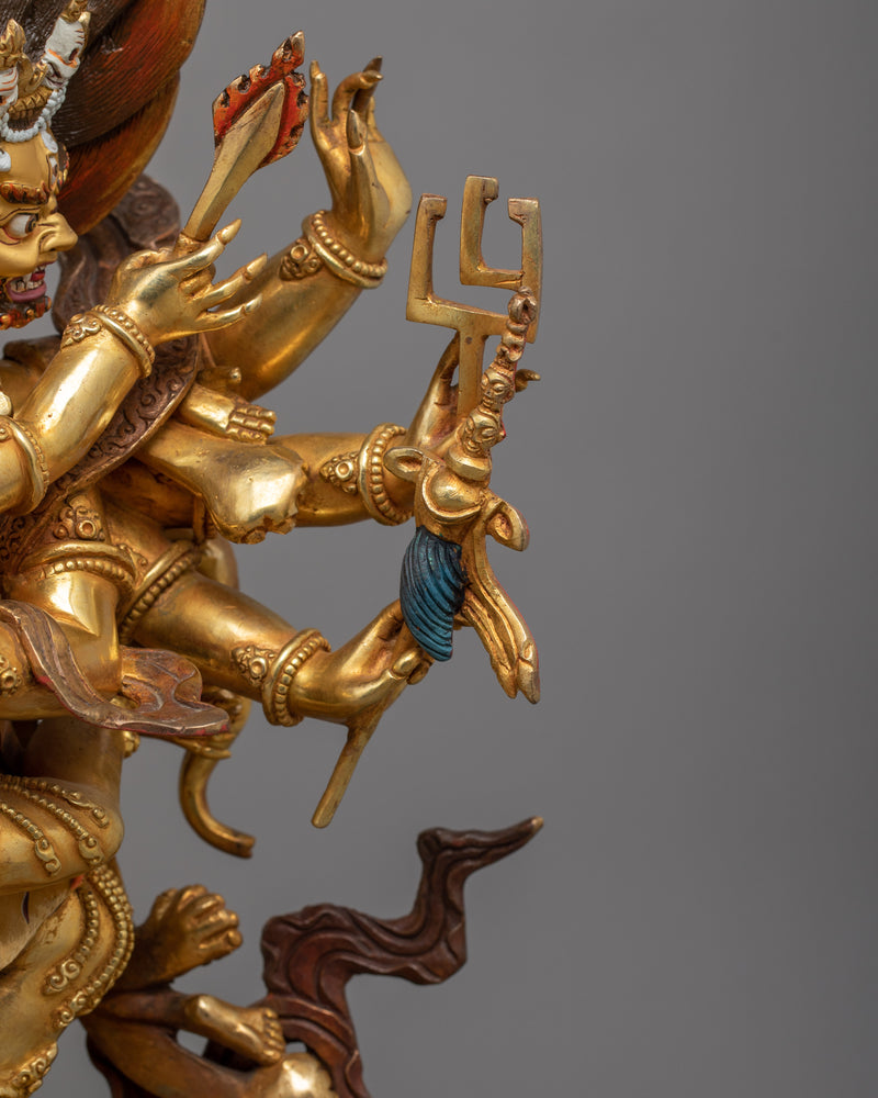 Tibetan Lhago Tokpa Statue | Symbol of Spiritual Power, Wisdom and Protection