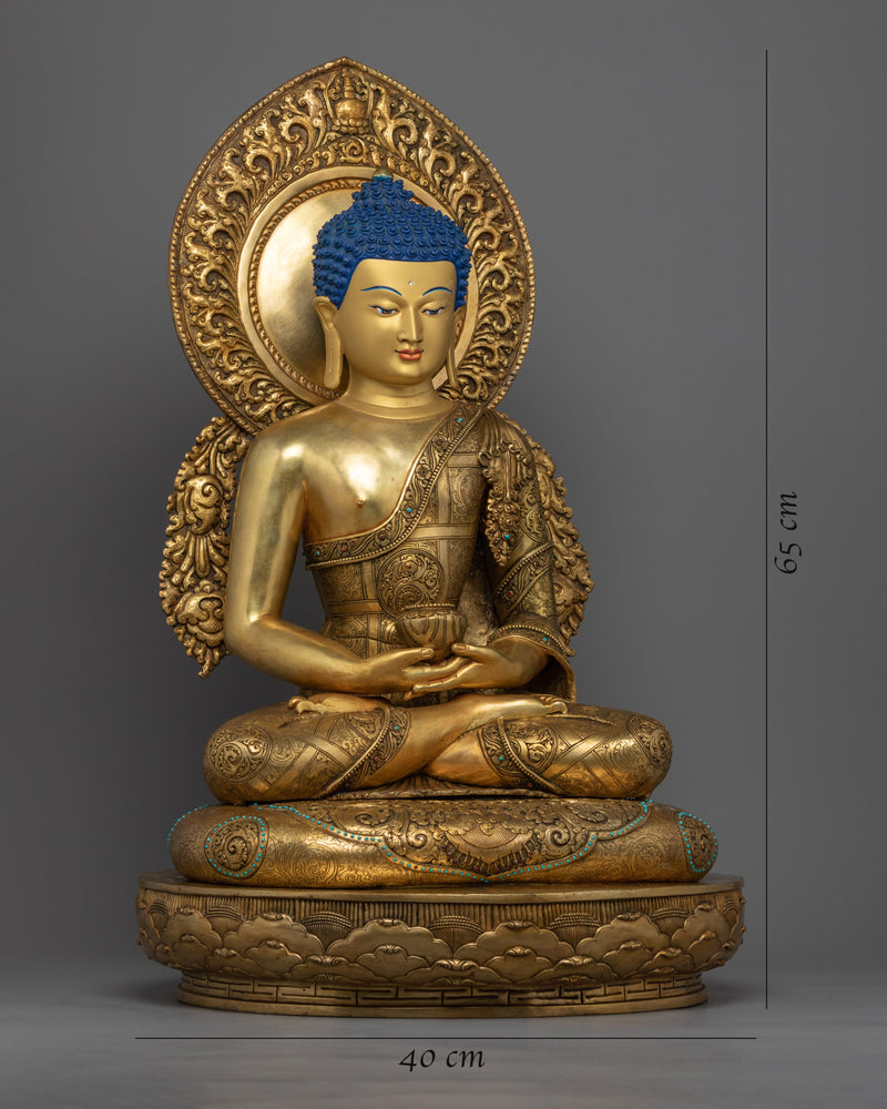 Amitabha Buddha Chant Practice Statue |  Hand-Carved Buddhist Statues