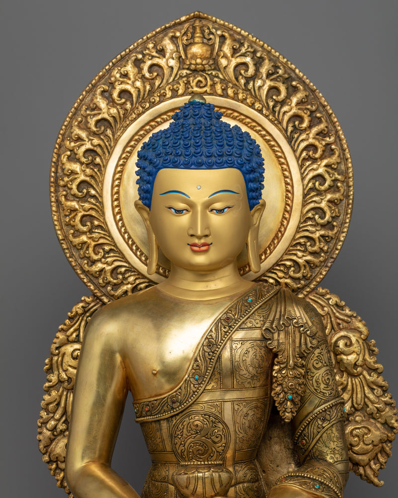 Amitabha Buddha Chant Practice Statue |  Hand-Carved Buddhist Statues