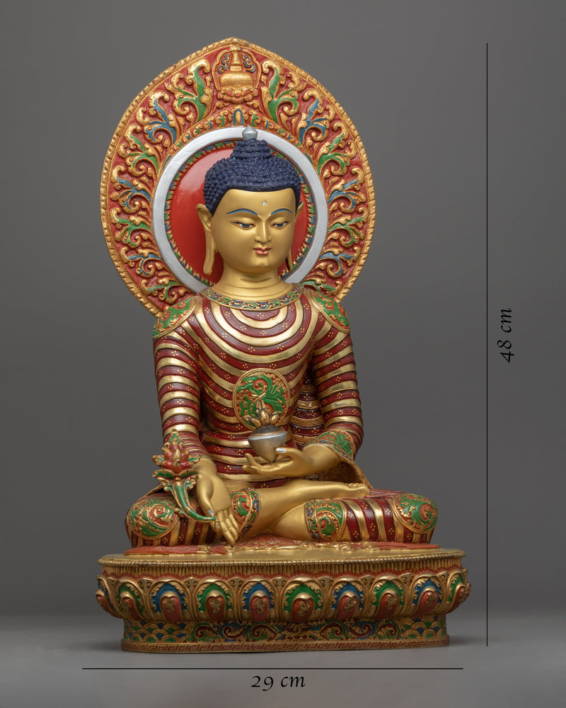 Healing Medicine Buddha Statuette for Meditation and Ritual | Finely Hand-Carved Buddhist Statue