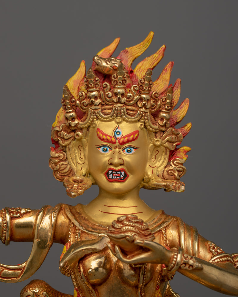 Yogini Dorje Phagmo also known as Vajravarahi Statue | The root of all emanations of Dakinis