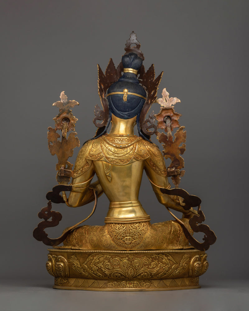 Green Tara, The Great Liberator Statue | The Female Buddha prominent figure in Buddhism