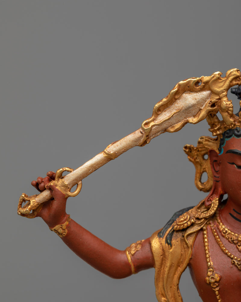 The Mini Manjushri Statue | A Radiant Beacon of Wisdom and Enlightenment