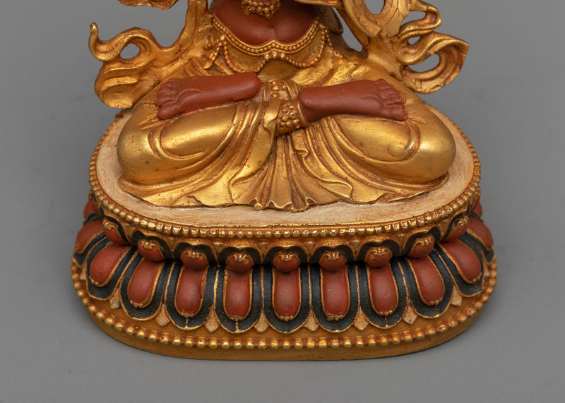 The Mini Manjushri Statue | A Radiant Beacon of Wisdom and Enlightenment