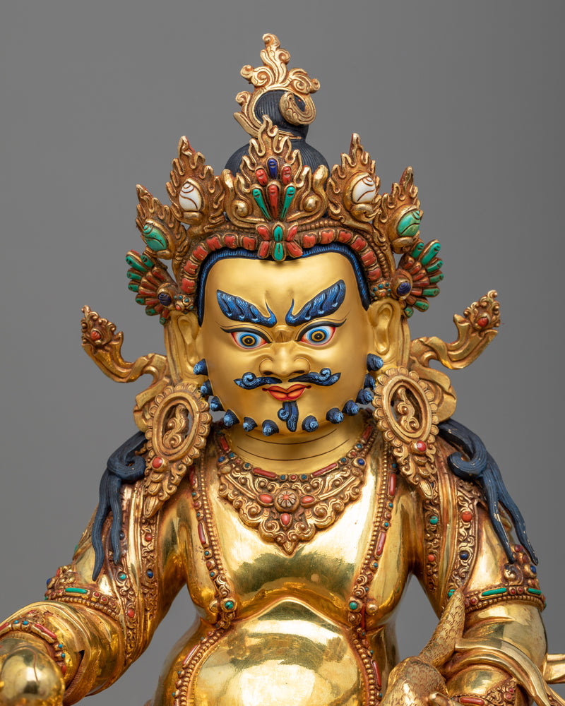 Zhambala Handmade Statue | The Wealth-Granting Deity