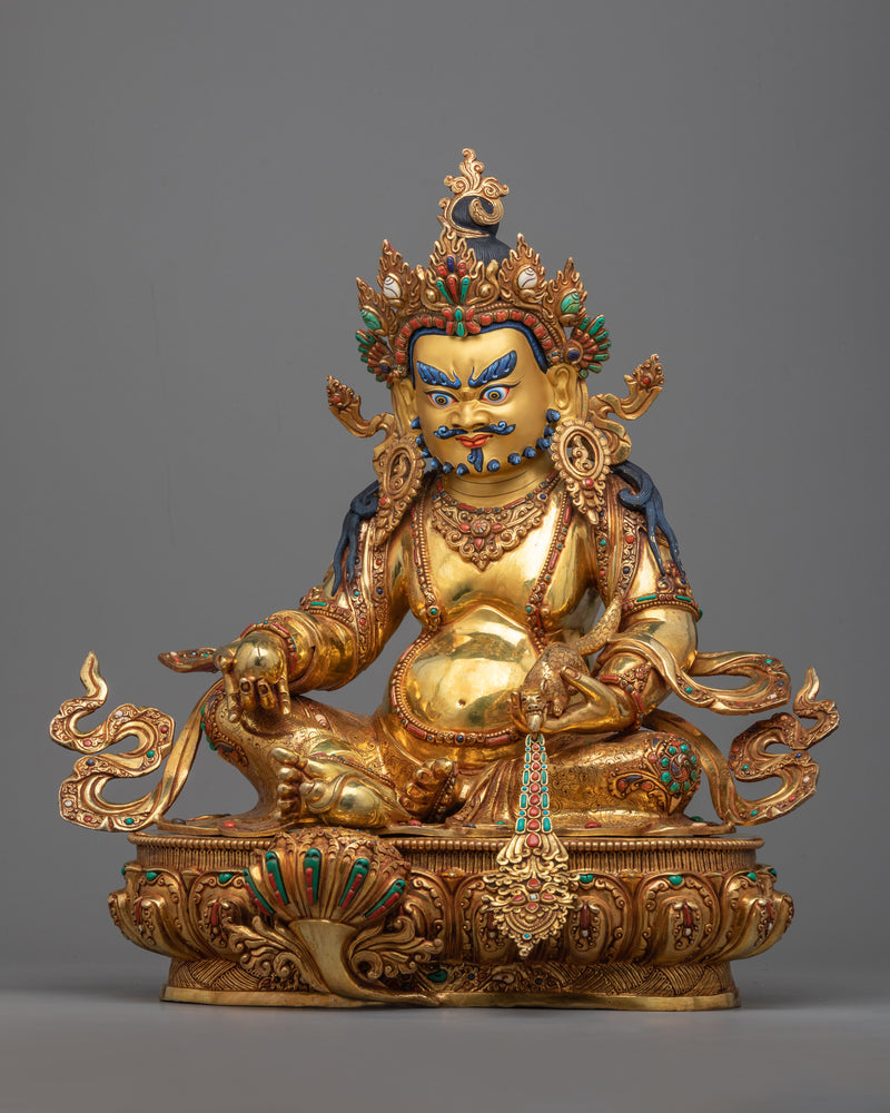 Zhambala Handmade Statue | The Wealth-Granting Deity