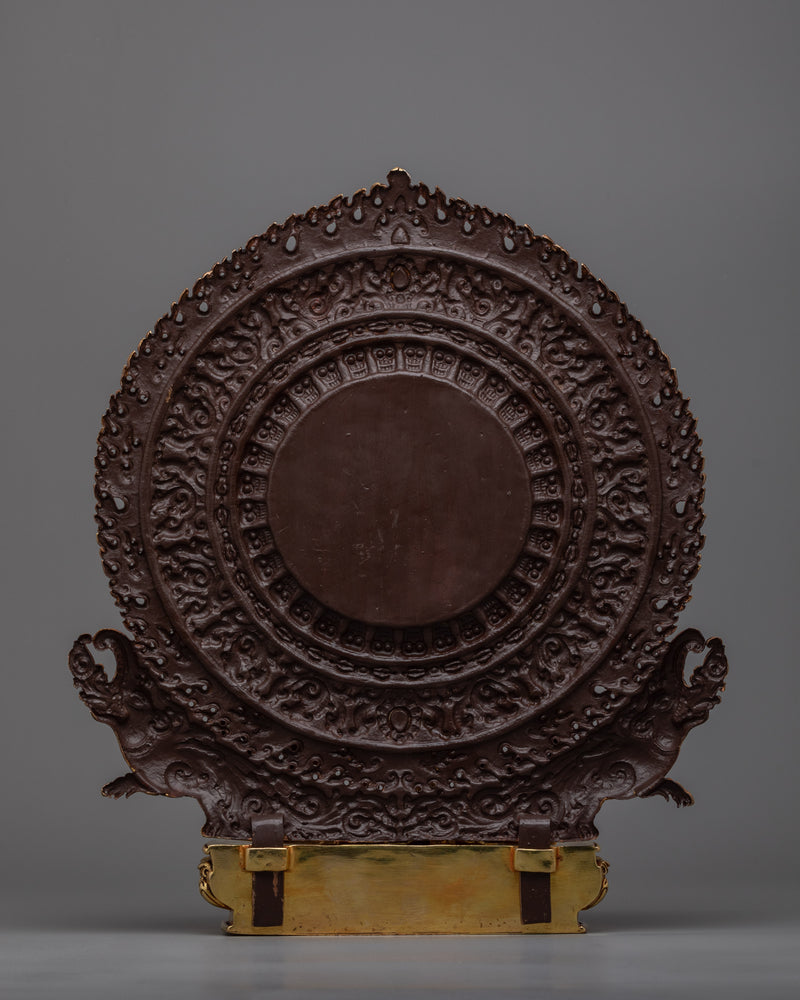 Enrich Your White Mahakala Sadhana | Our Majestic 24k Gold Gilded Statue