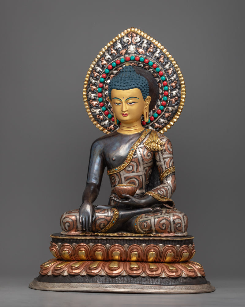 Handcrafted Buddha Gautama Shakyamuni Statue | Spiritual Elegance for Your Buddhist Altar