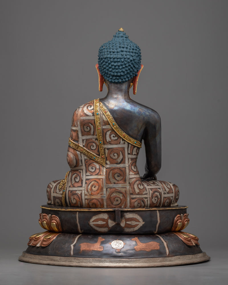 Handcrafted Buddha Gautama Shakyamuni Statue | Spiritual Elegance for Your Buddhist Altar