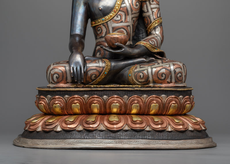 Handcrafted Buddha Gautama Shakyamuni Statue | Spiritual Elegance for Your Buddhist Altar