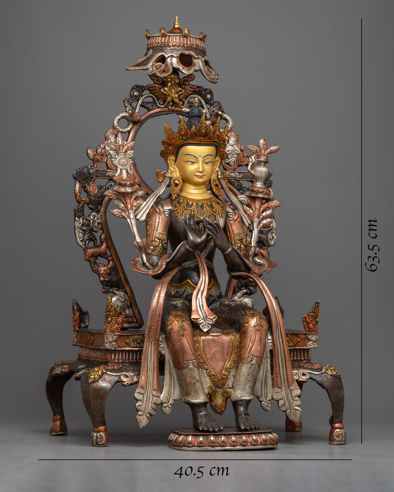 Vajrayana Tibetan Buddhism | Future Buddha, Maitreya, in Glorious Craftsmanship