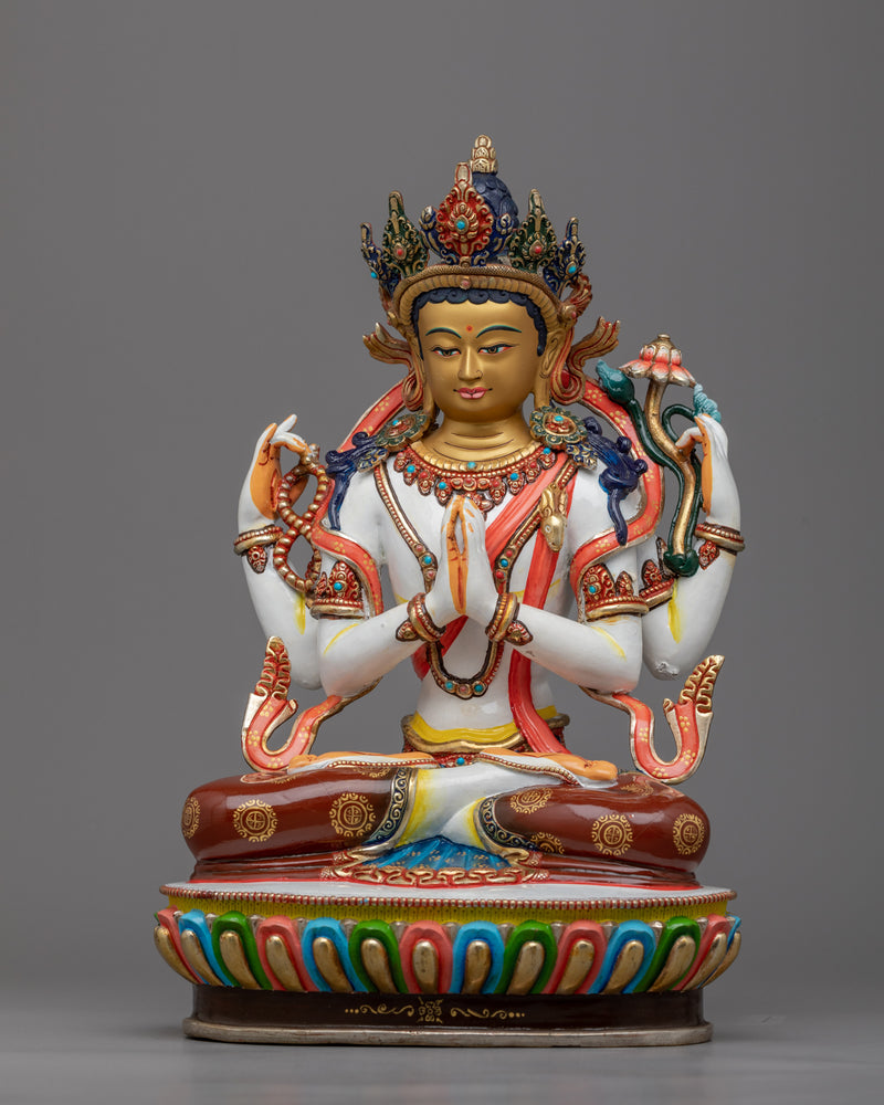 Chenrezig Meditation Practice | Chenrezig Statue: An Epitome of Compassion and Serenity