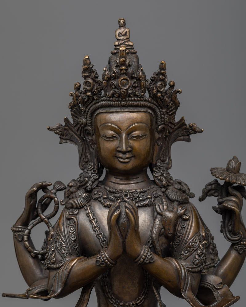 Chenrezig Lord of Love Statue | Experience Divine Compassion with our Sculpture