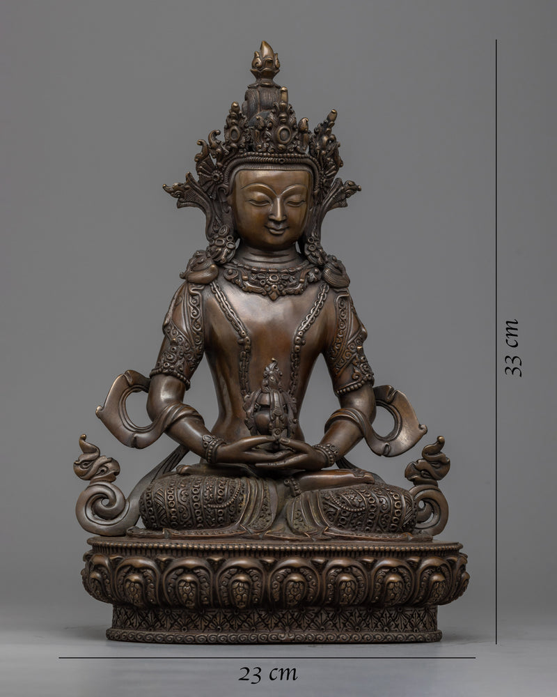 Buddha Amitayus 中文 Statue | Embrace Longevity and Wisdom