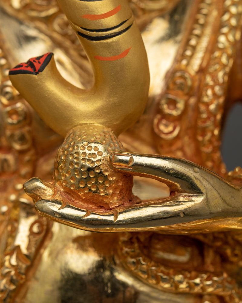 Invite Good Fortune with our Ganesha Tibetan Statue | Lord of Beginnings