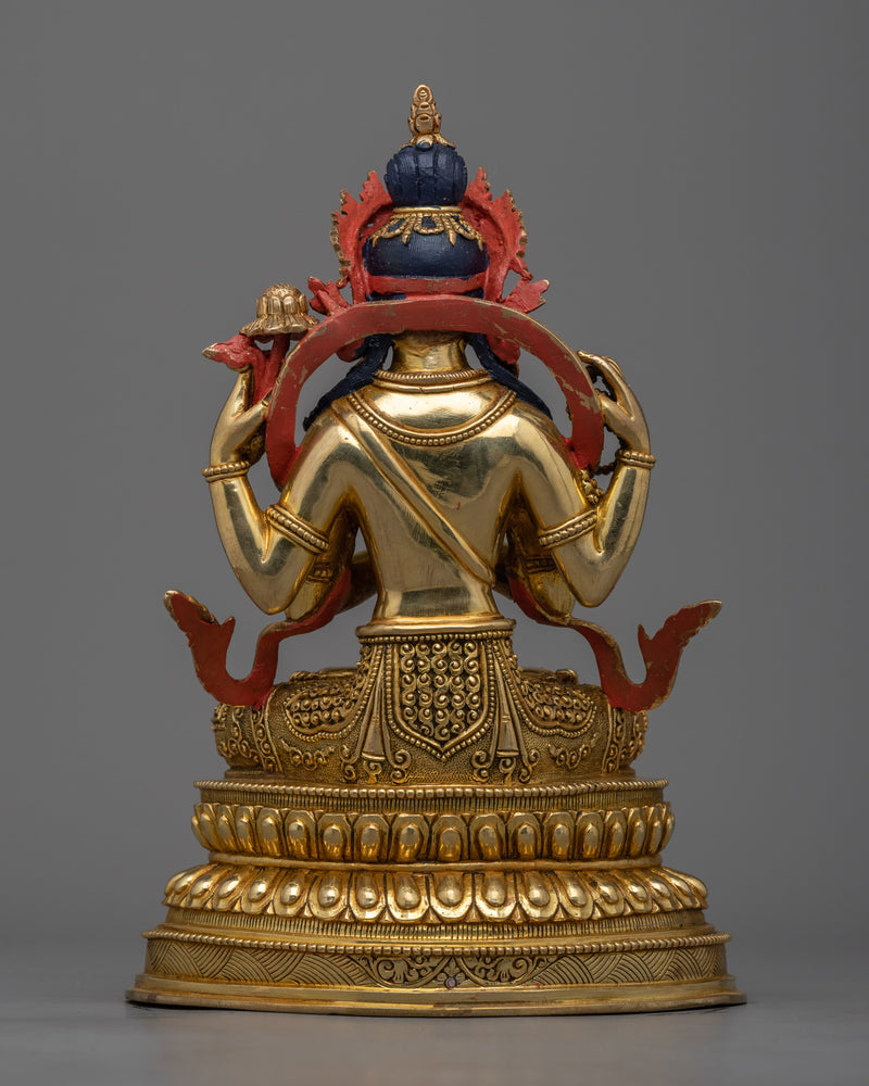 Chenrezig Tibetan Avalokiteshvara Statue | Embrace Compassion & Love