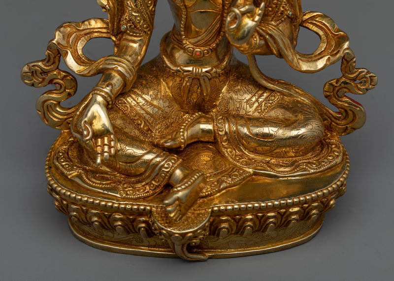 Green Tara Female Buddhist Statue | Graceful Symbol of Swift Assistance