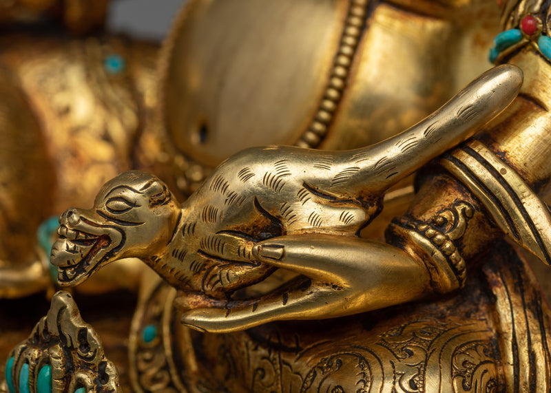 Discover Abundance with Lord Kubera Statue | Tibetan Lord of Wealth Dzambhala