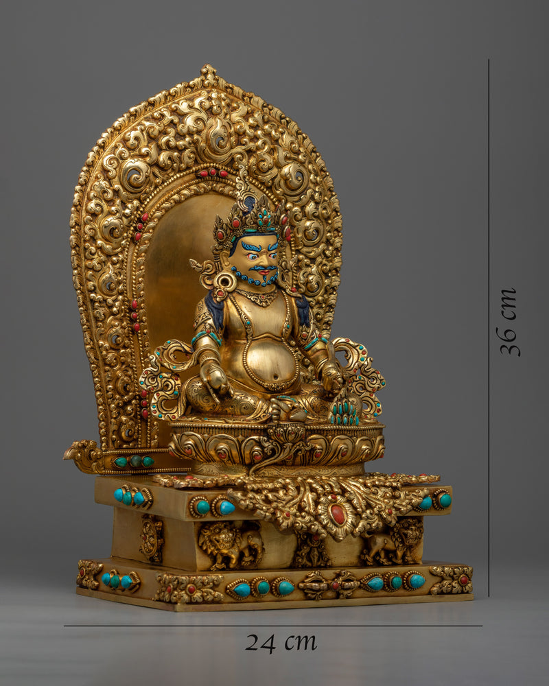 Discover Abundance with Lord Kubera Statue | Tibetan Lord of Wealth Dzambhala