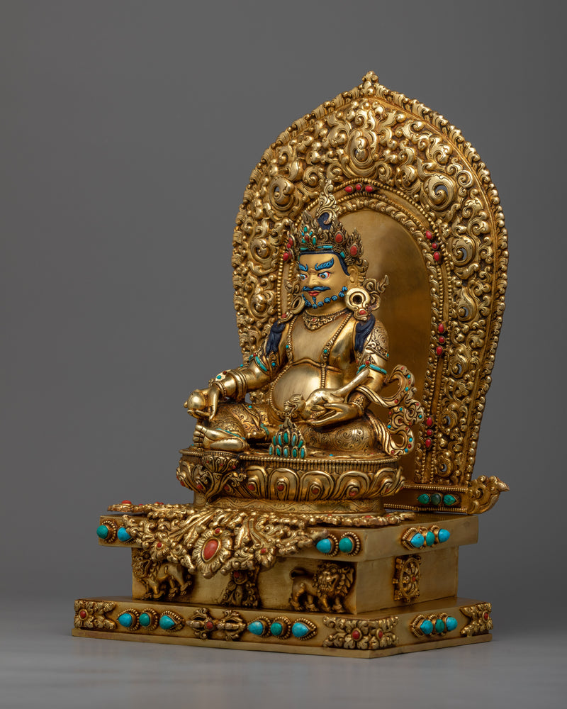 Discover Abundance with Lord Kubera Statue | Tibetan Lord of Wealth Dz