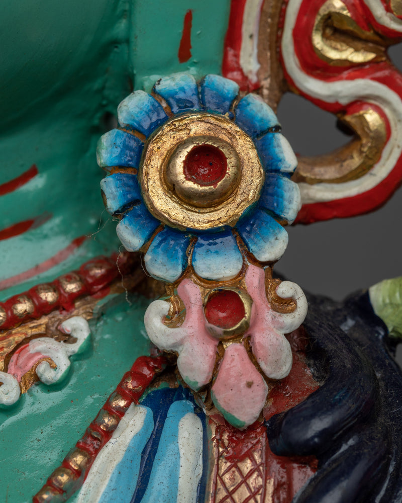 Discover the Graceful Presence of Green Tara Tibet Statue | Embrace Compassion and Serenity