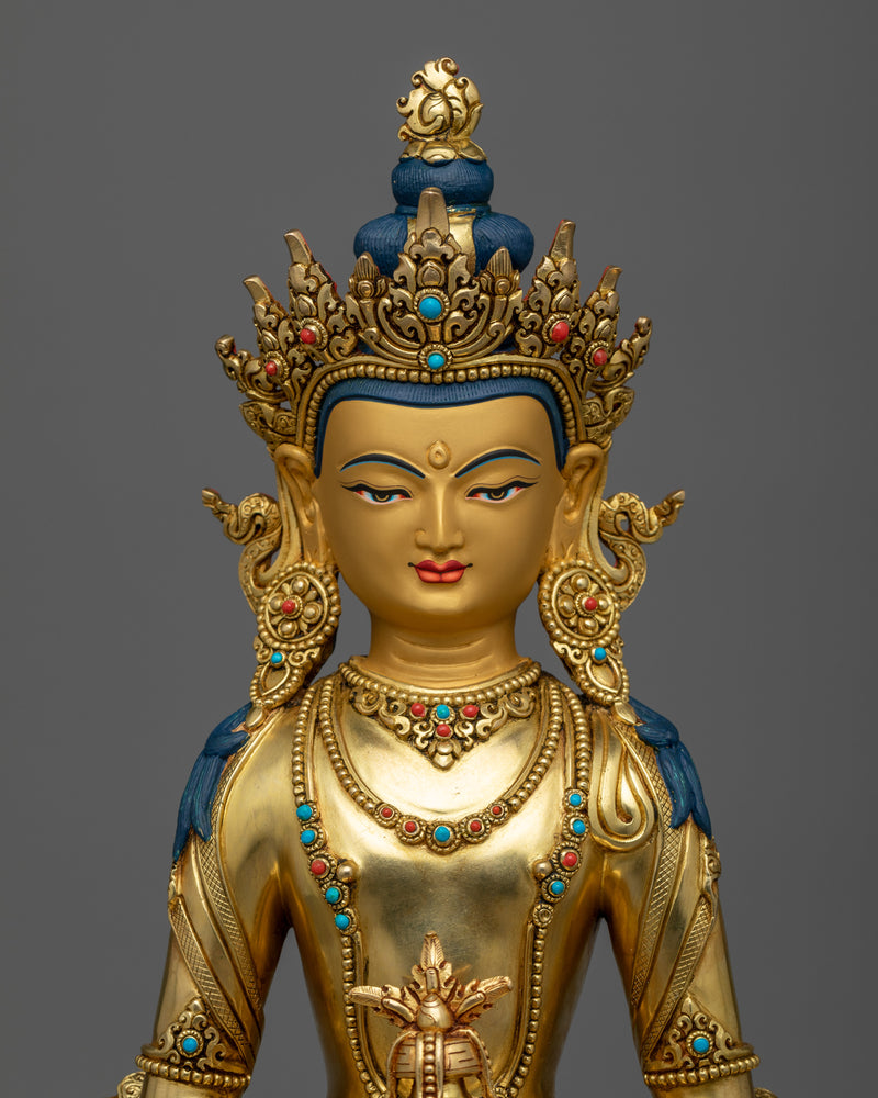 Amitayus Tathāgata Buddha Statue | Immerse in Wisdom and Longevity