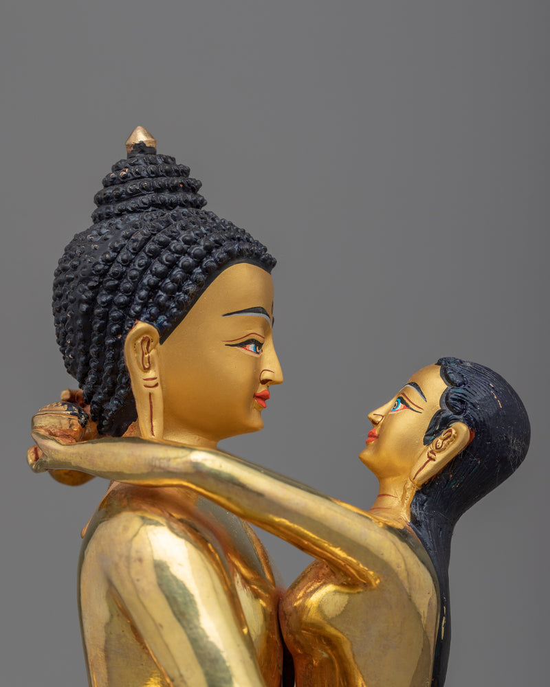 Samantabhadra Bodhisattva Statue With Consort Samantabhadri | Embrace Universal Virtue