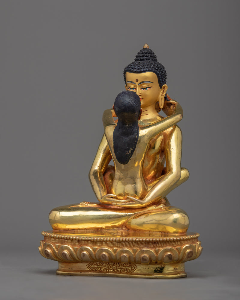 Samantabhadra Bodhisattva Statue With Consort Samantabhadri | Embrace Universal Virtue