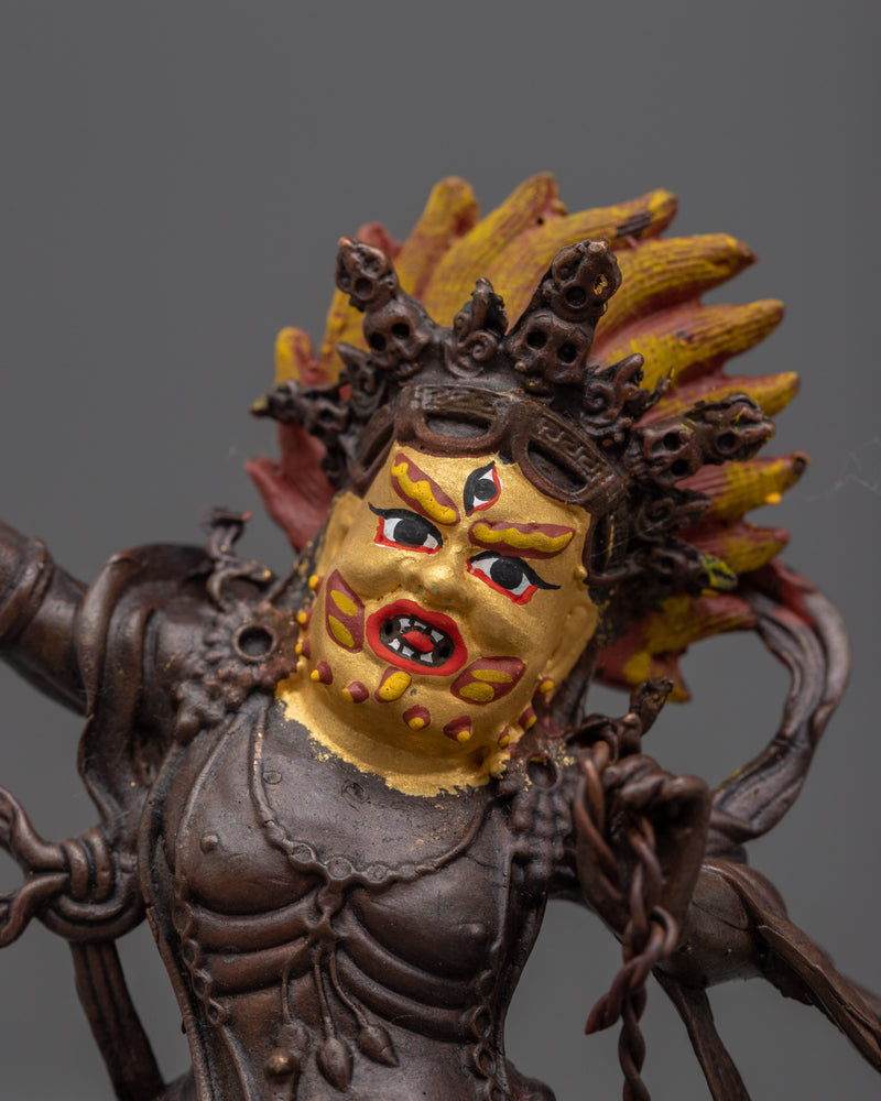 Small Vajrapani Statue | Petite Buddhist Figurine